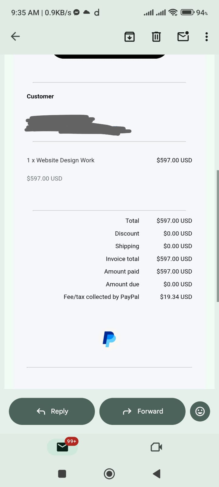Payment Proof 2